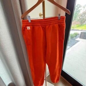 Outdoor Voices Men's Sweatpants Orange Elastic Waist Pockets Size M